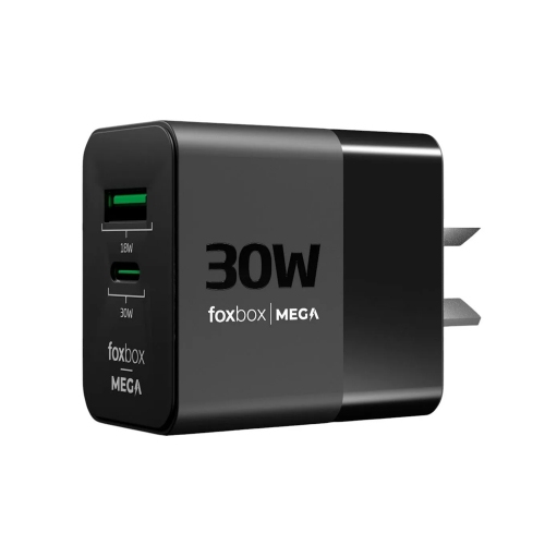 Cargador Tipo C Foxbox 7998 30 W Negro