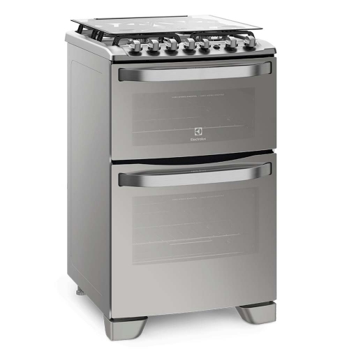 Imagen miniatura Cocina Electrolux 56dxq 4 Hornallas Acero Inoxidable
