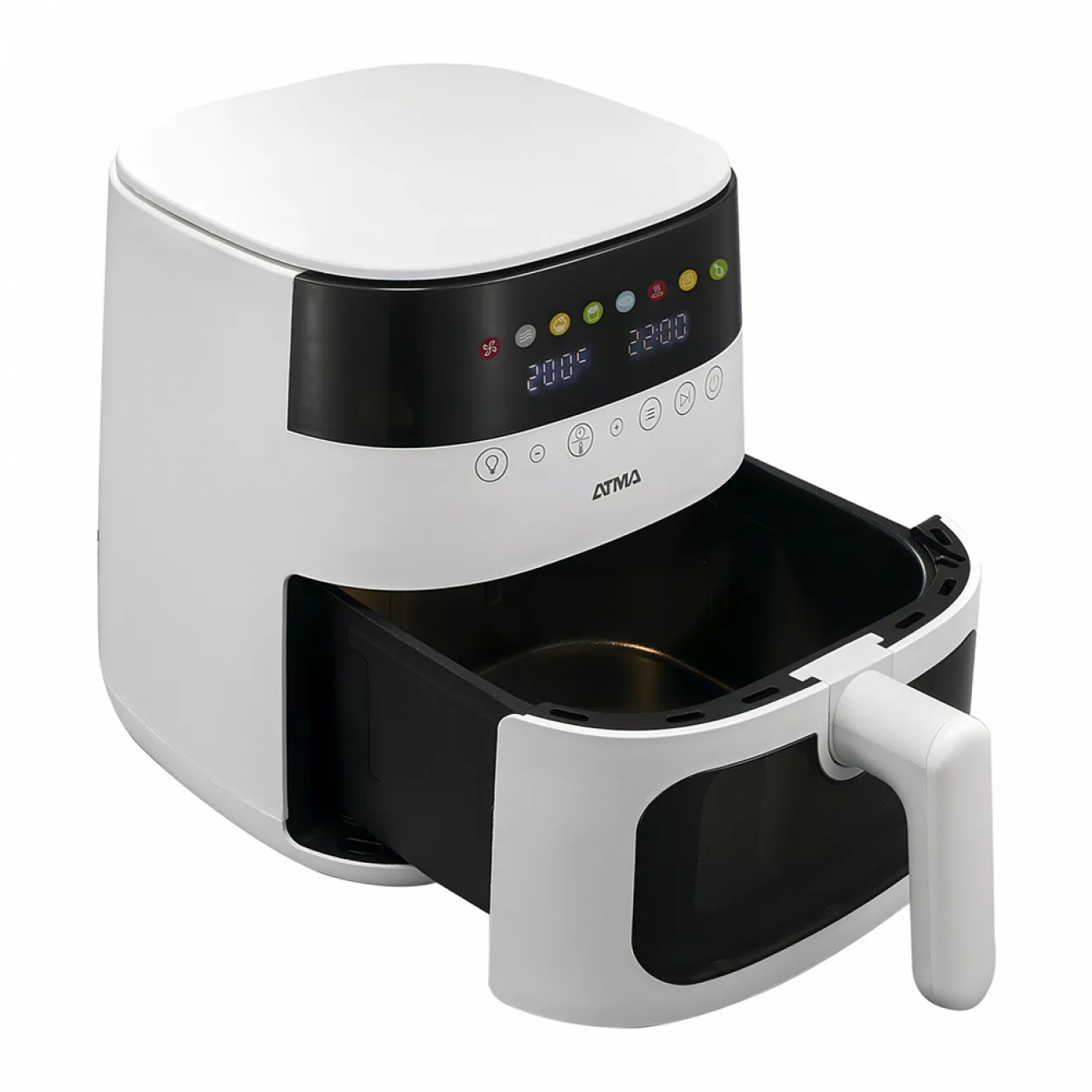 Imagen Freidora De Aire Atma 94fr246awp 6 Lts 8 Progr Digital Blanca