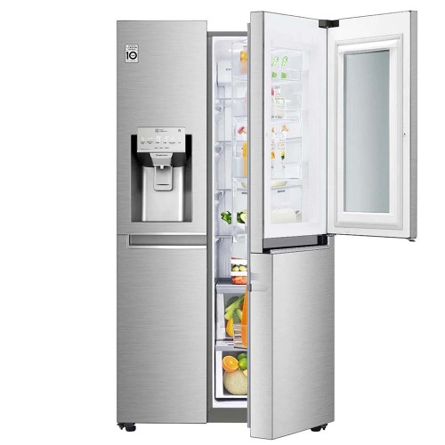 Imagen miniatura Heladera Side By Side Inverter Lg Ls74sxsx 690l Digital Inox