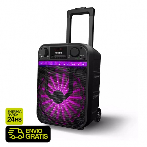 Parlante Portátil Philips Tax2206&sol;77 20w Rms Karaoke Luces