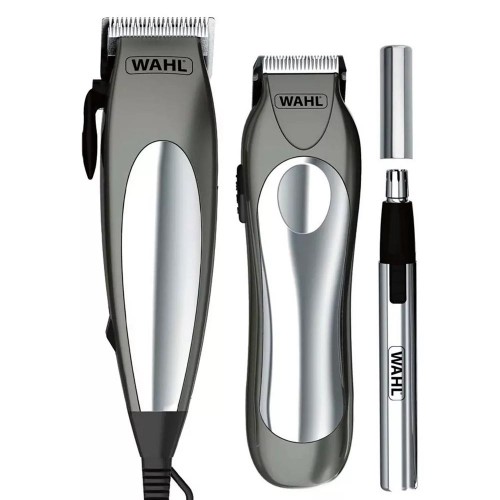 Kit Combo Cortadora De Pelo Wahl Deluxe Groom Pro + Trimmer