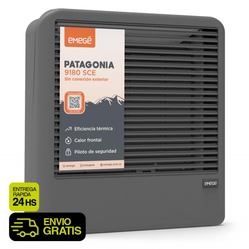 Calefactor Sin Salida Emege Patagonia 9180sce 8000 Cal Mg
