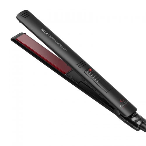 Planchita De Pelo Gama Bella Tourmaline Red Ion Regulable