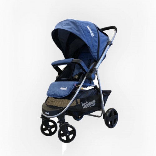 Cochecito Bebé Bebesit 1390-d 4 Ruedas 15kg Reclina Azul