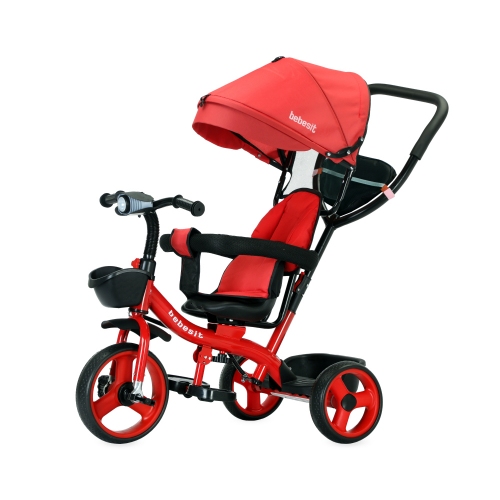 Triciclo Bebesit Sl-1870v1a Barral Seguridad Rojo