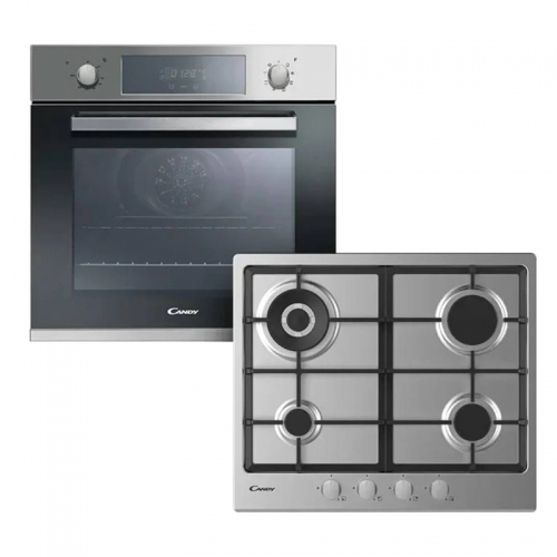 Combo Horno Empotrable + Anafe A Gas Candy Fcp605x/e Inox