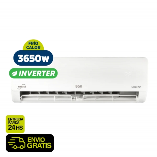 Aire Acond Inverter Bgh Bsi37wcnx 3650w 3139 frig