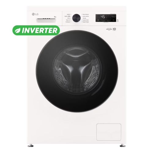 Lavarropas Lg Wm80gwvfs6 8kg 1200rpm Inverter Blanco