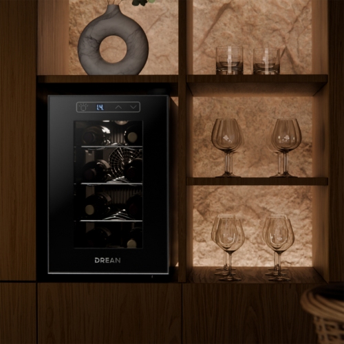 Imagen miniatura Cava Drean Cvdr08cn0 8 Botellas Panel Touch Led