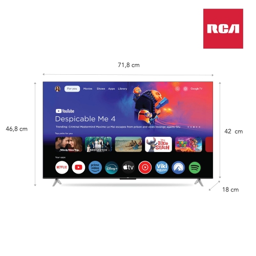Imagen miniatura Smart Tv 32" Rca C32gl100 Hd Google Tv