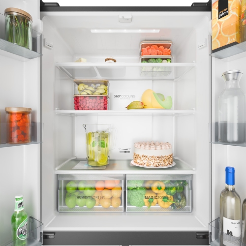 Imagen Heladera Side By Side Drean Dtp469lkrss0 520 Lts Inverter