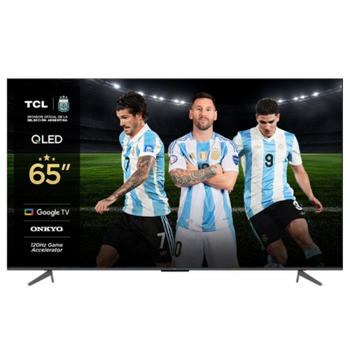 Imagen miniatura Smart Tv 65" Tcl 65c655a-b Qled Uhd Google Tv Hdmi Usb