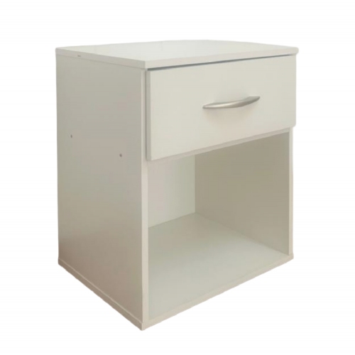 Imagen miniatura Mesa De Luz Platinum Flotante 964-3 Blanco Veta