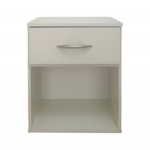 Imagen miniatura Mesa De Luz Platinum Flotante 964-3 Blanco Veta