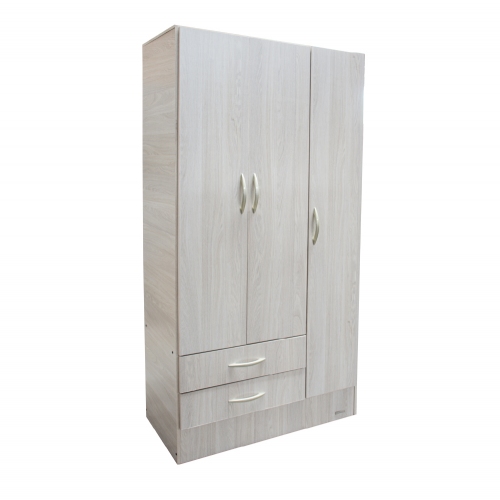 Imagen miniatura Placard Ropero Platinum Modelo 913 92cm Gris Andino