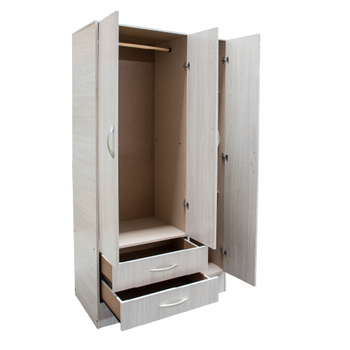 Imagen Placard Ropero Platinum Modelo 913 92cm Gris Andino