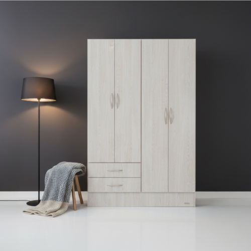 Placard Ropero Platinum Modelo 914 1&comma;2mts Gris