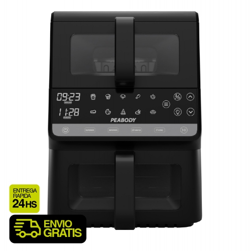 Freidora De Aire Peabody PE-AFDL104N 10Lts 2000W