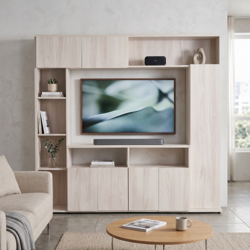 Modular Platinum 557-9 7 Puertas Gris Andino
