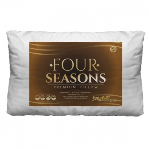 Almohada Taurus Four Season Microfibra 70x44 Antialergica