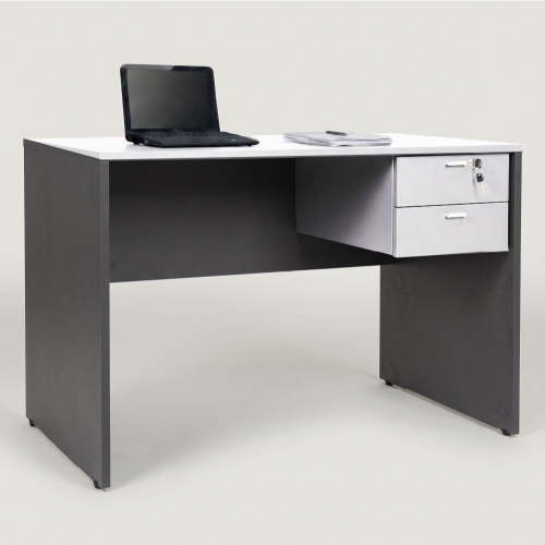 Escritorio Platinum 500-E 1 M 2 Cajones Gris Grafito
