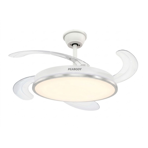 Ventilador Retractil Con Luz Peabody PE-VTRDC400B 65W