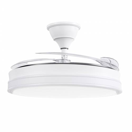 Ventilador De Techo Retractil Con Luz Kanji CFHB001WT 65W