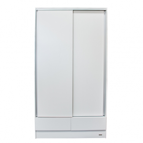 Imagen miniatura Placard Ropero Platinum 634 1&comma;2 Mts 2 Puertas Corredizas Blanco Veta