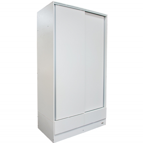 Imagen Placard Ropero Platinum 634 1&comma;2 Mts 2 Puertas Corredizas Blanco Veta