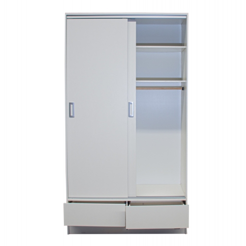 Imagen Placard Ropero Platinum 6320 1&comma;2 Mts Puerta Corrediza Blanco