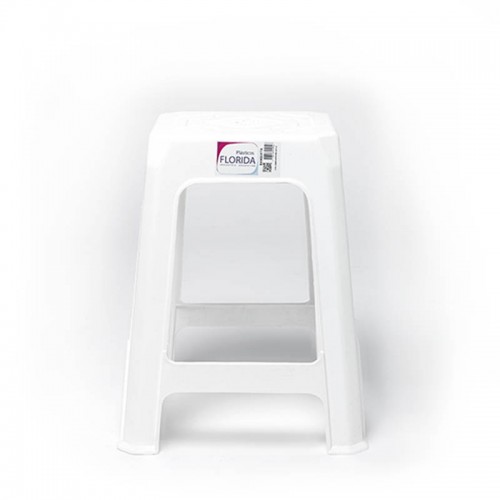 Imagen miniatura Banqueta Pl&aacute;stica Quality Macao 4 Patas Blanca