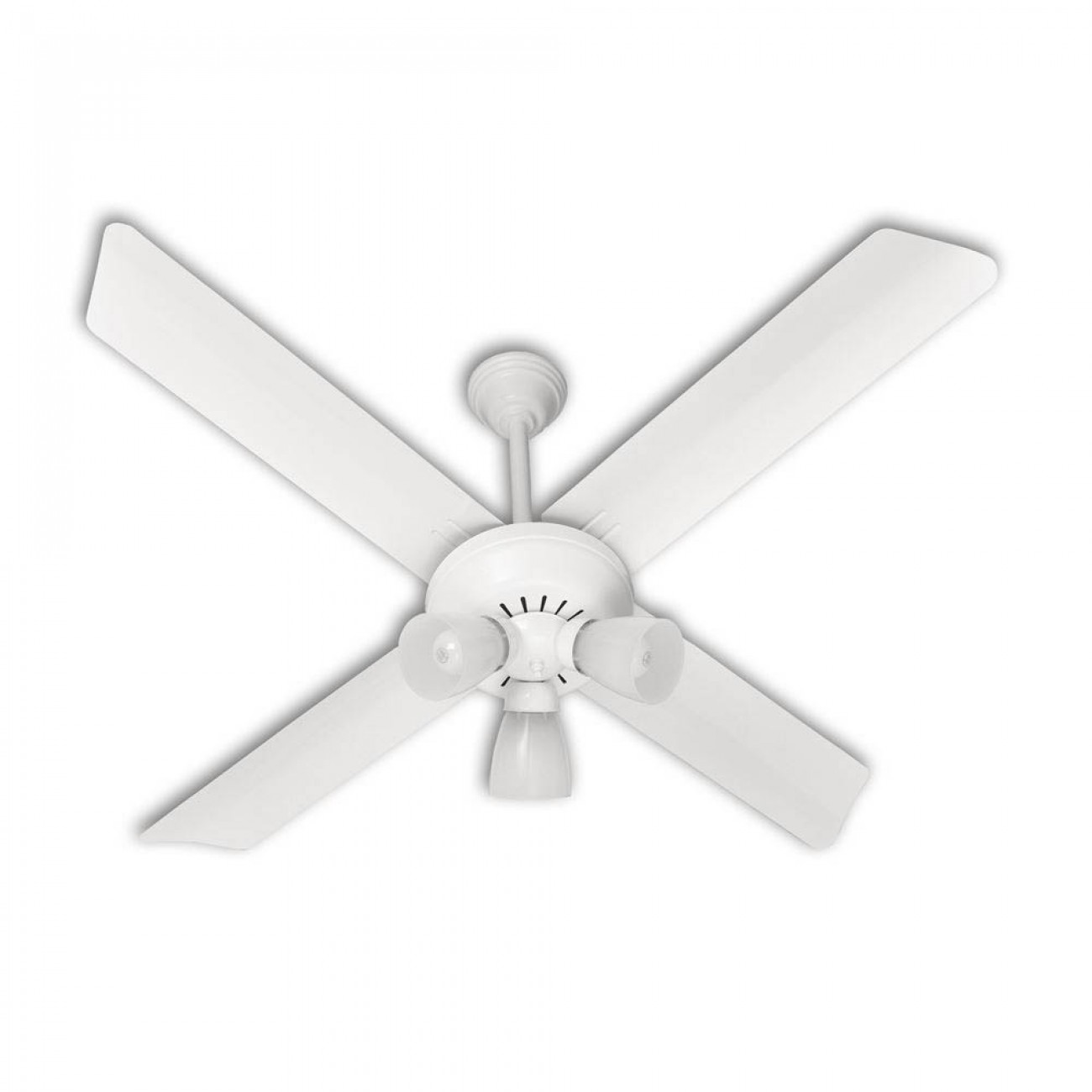 Imagen Ventilador De Techo Severbon Vta 420 Acero Con Luz