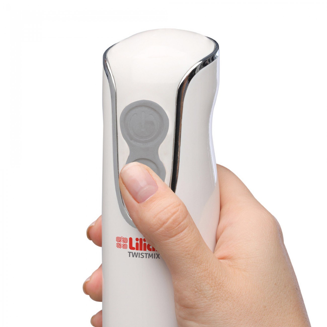 Imagen Batidora Mixer Minipimer Liliana Twistmix 450w Vaso Batidor Blanco