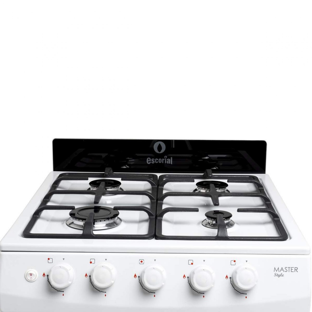 Imagen Cocina Multigas Escorial Master Style 4h 56 Cm Con Luz Blanca