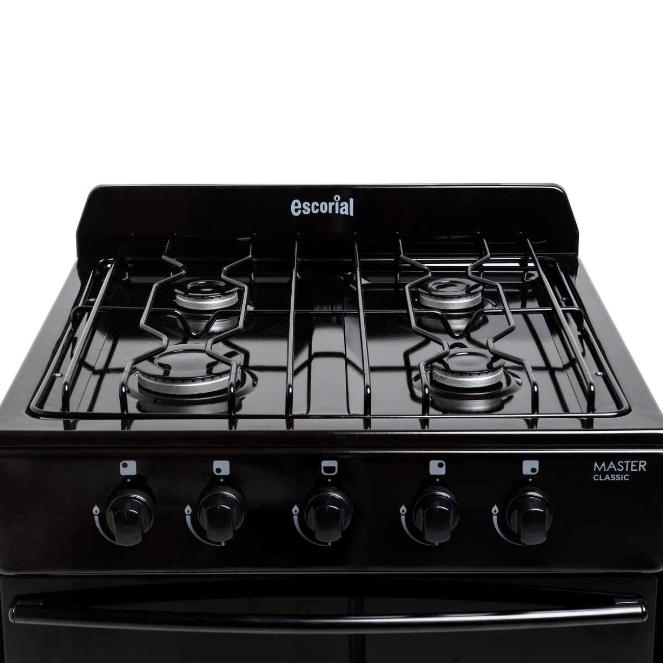 Imagen Cocina Escorial Master Classic 4h 56 Cm Negra Gas Natural