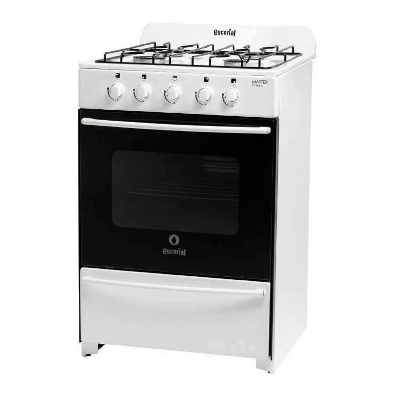 Imagen Cocina Escorial Master Classic 4h 56 Cm Blanca Gas Natural