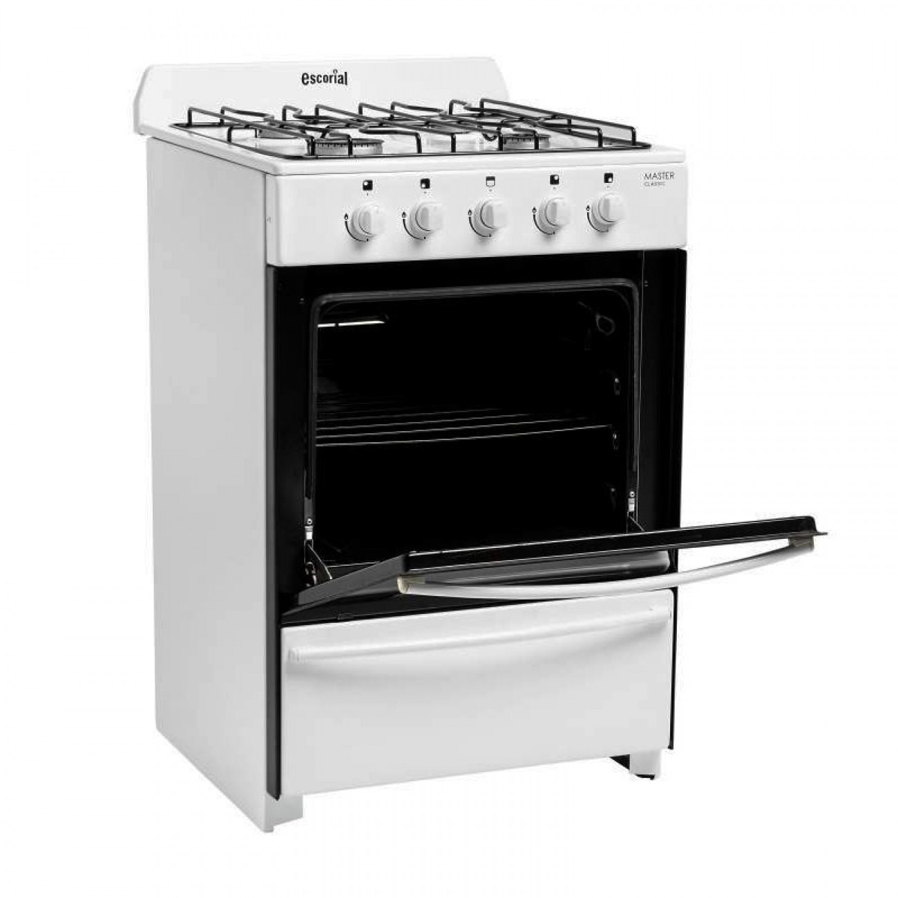 Imagen Cocina Escorial Master Classic 4h 56 Cm Blanca Gas Natural