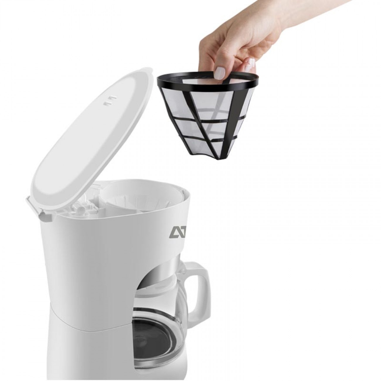 Imagen Cafetera De Filtro Atma Ca8133p 1.5 Lts