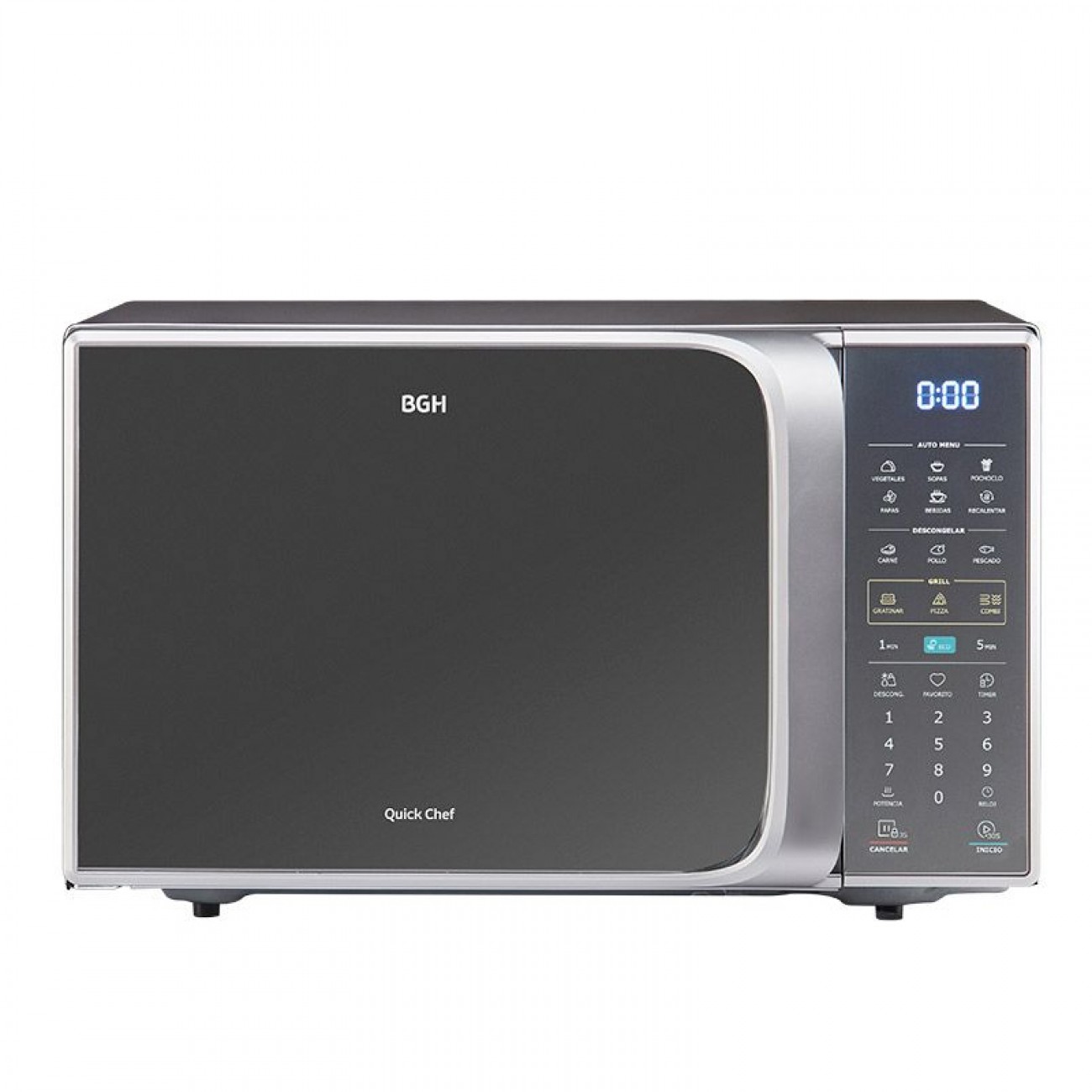 Imagen Microondas Bgh B120ds20 20 Lts Digital Silver