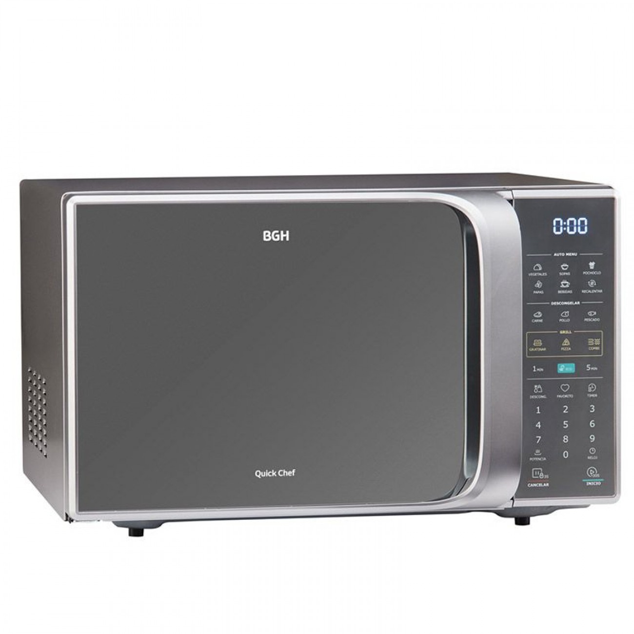 Imagen Microondas Bgh B120ds20 20 Lts Digital Silver