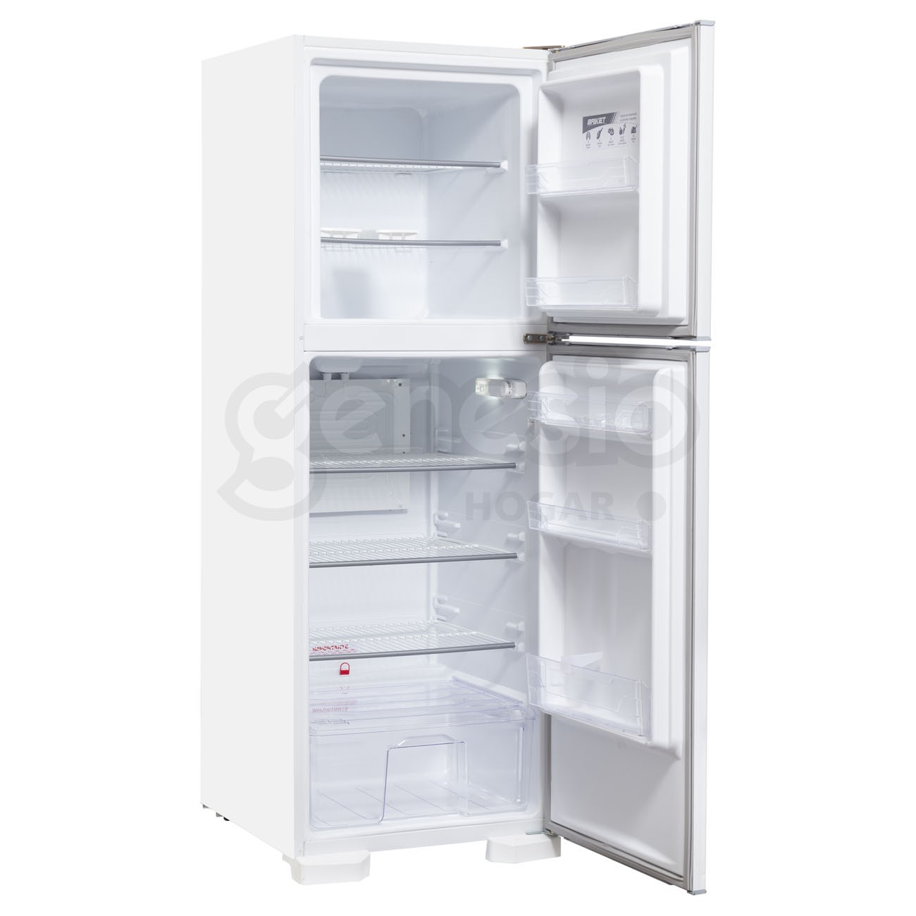 Imagen Heladera Con Freezer Briket Bk2f 2111 Blhca1 492 Lts Blanca