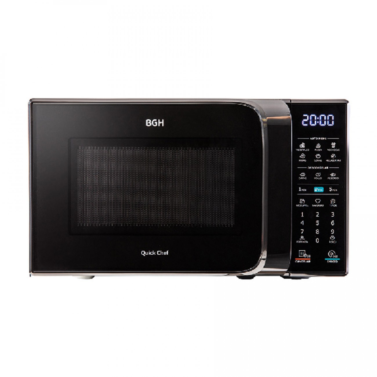 Imagen Microondas Bgh B120dn20 20 Lts Digital Negro