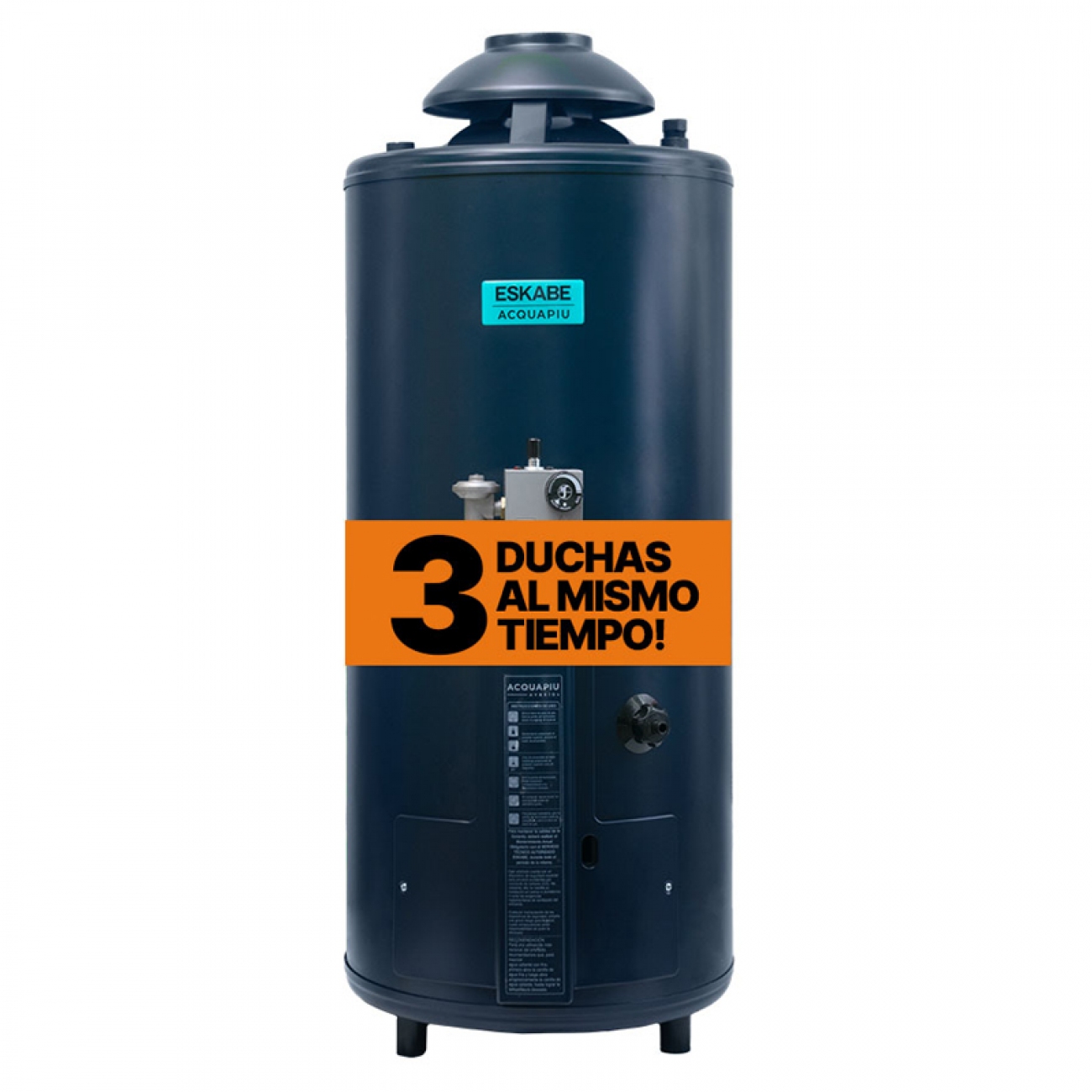 Imagen Termotanque Alta Recup Eskabe Acquapiú H800 Multigas 52 L