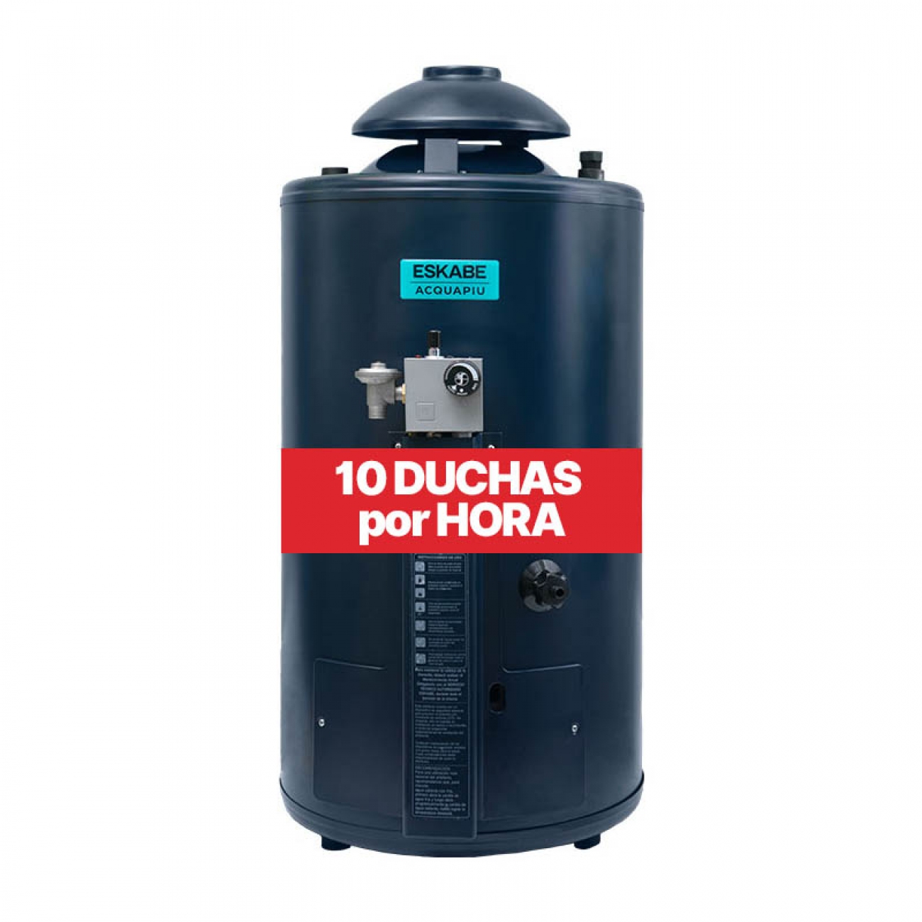 Imagen Termotanque Alta Recup Eskabe Acquapiú H700 Sv Multigas 40l