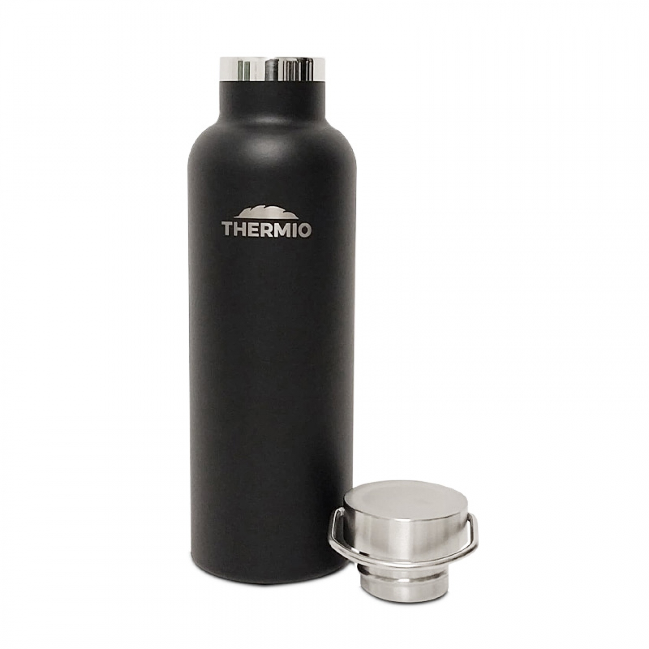 Imagen Botella Térmica Deportiva Thermio Acero Inox 750ml Negra