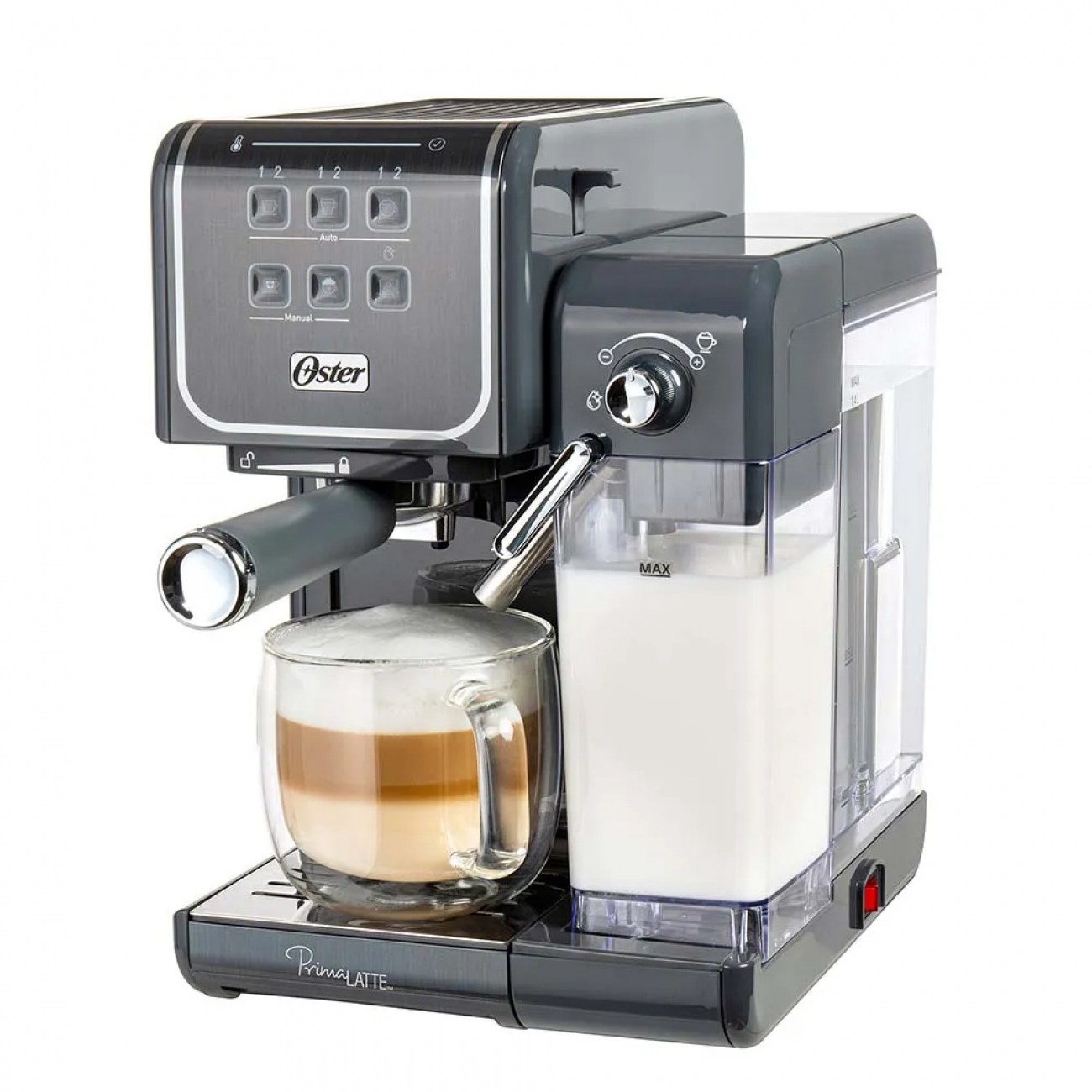 Imagen Cafetera Expreso Oster Bvstem6801 19 Bar Para C&aacute;psulas Negra