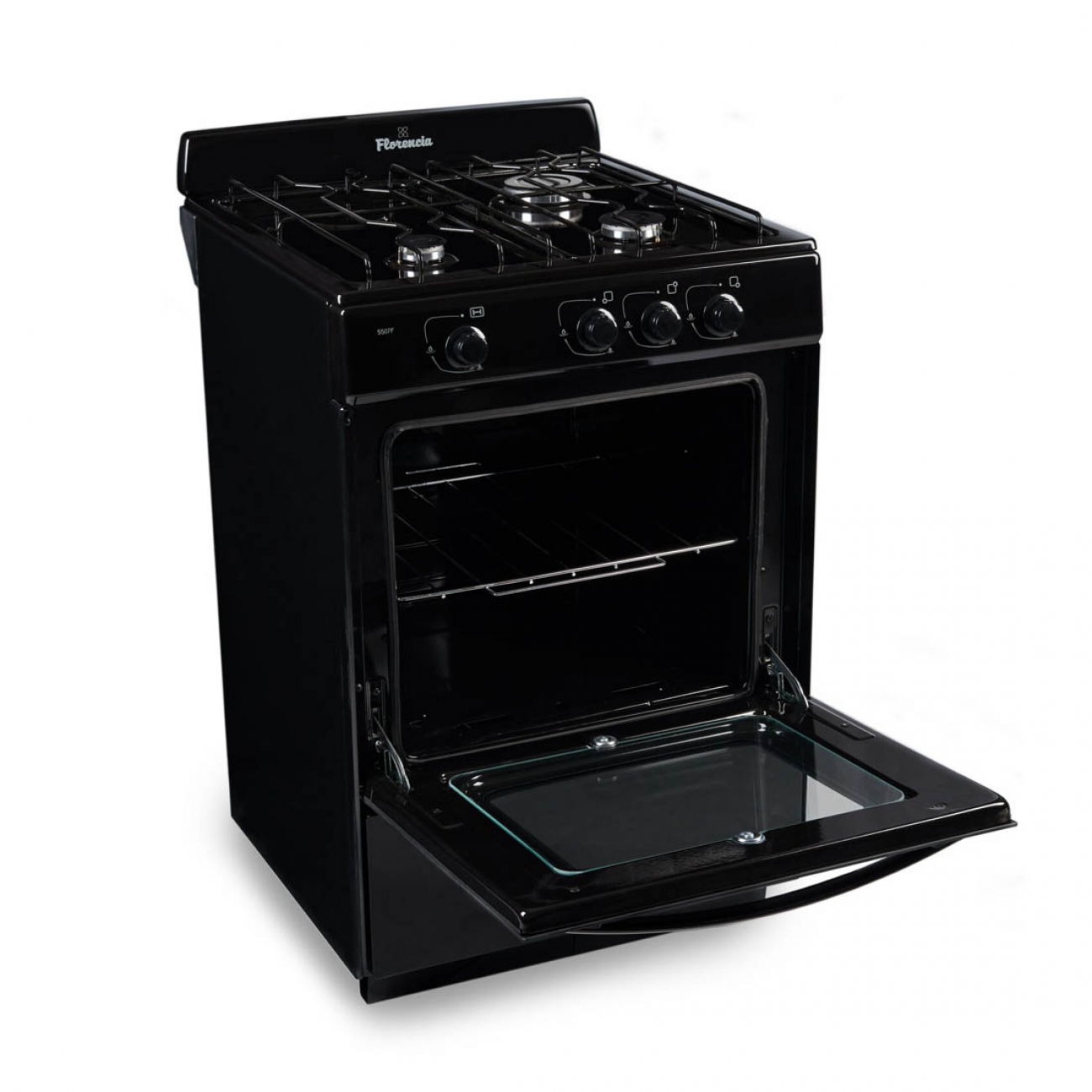 Imagen Cocina Multigas Florencia 5507f 3h 56cm Negra