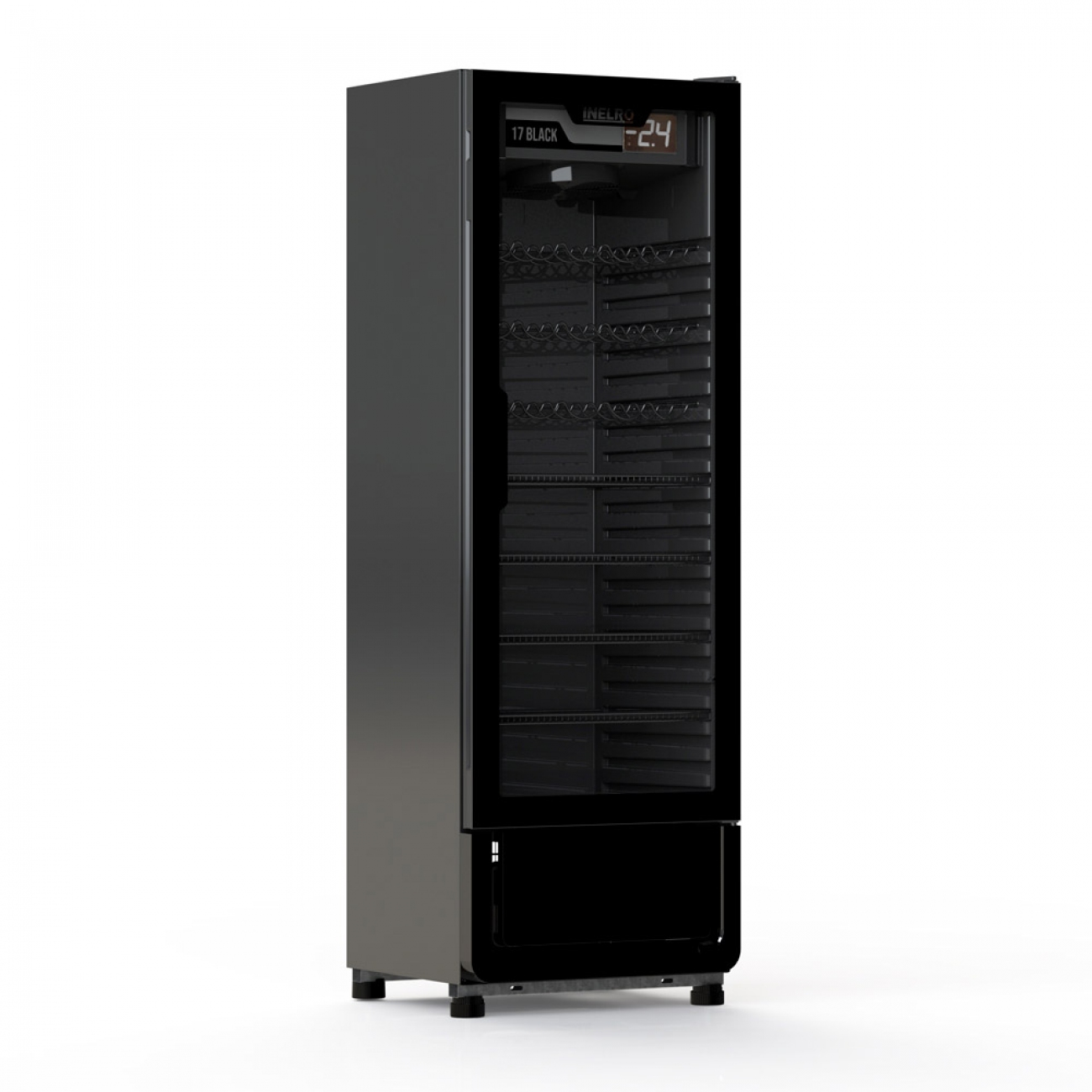 Imagen Heladera Exhibidora Vertical Inelro Mt-17 Ng 428 Lts Negra