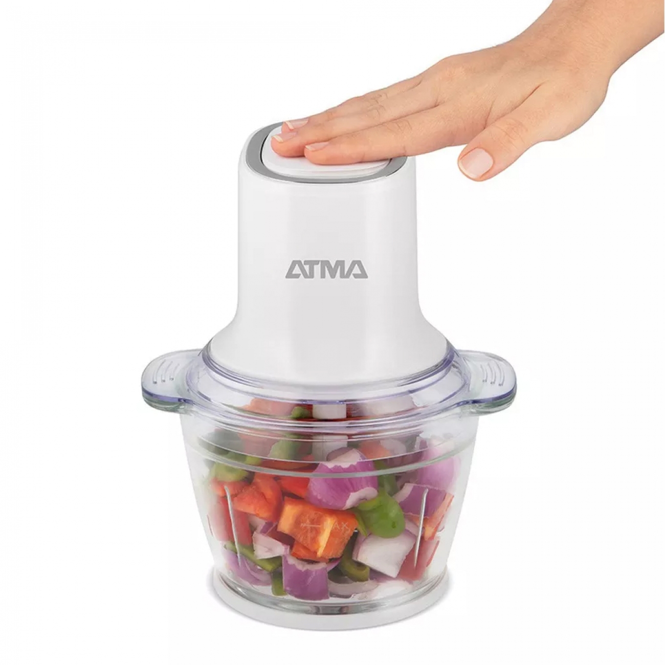 Imagen Picadora De Alimentos Atma Lepi23ap 500w Bowl Vidrio